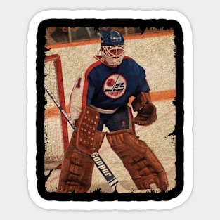 Brian Hayward - Winnipeg Jets, 1984 Sticker